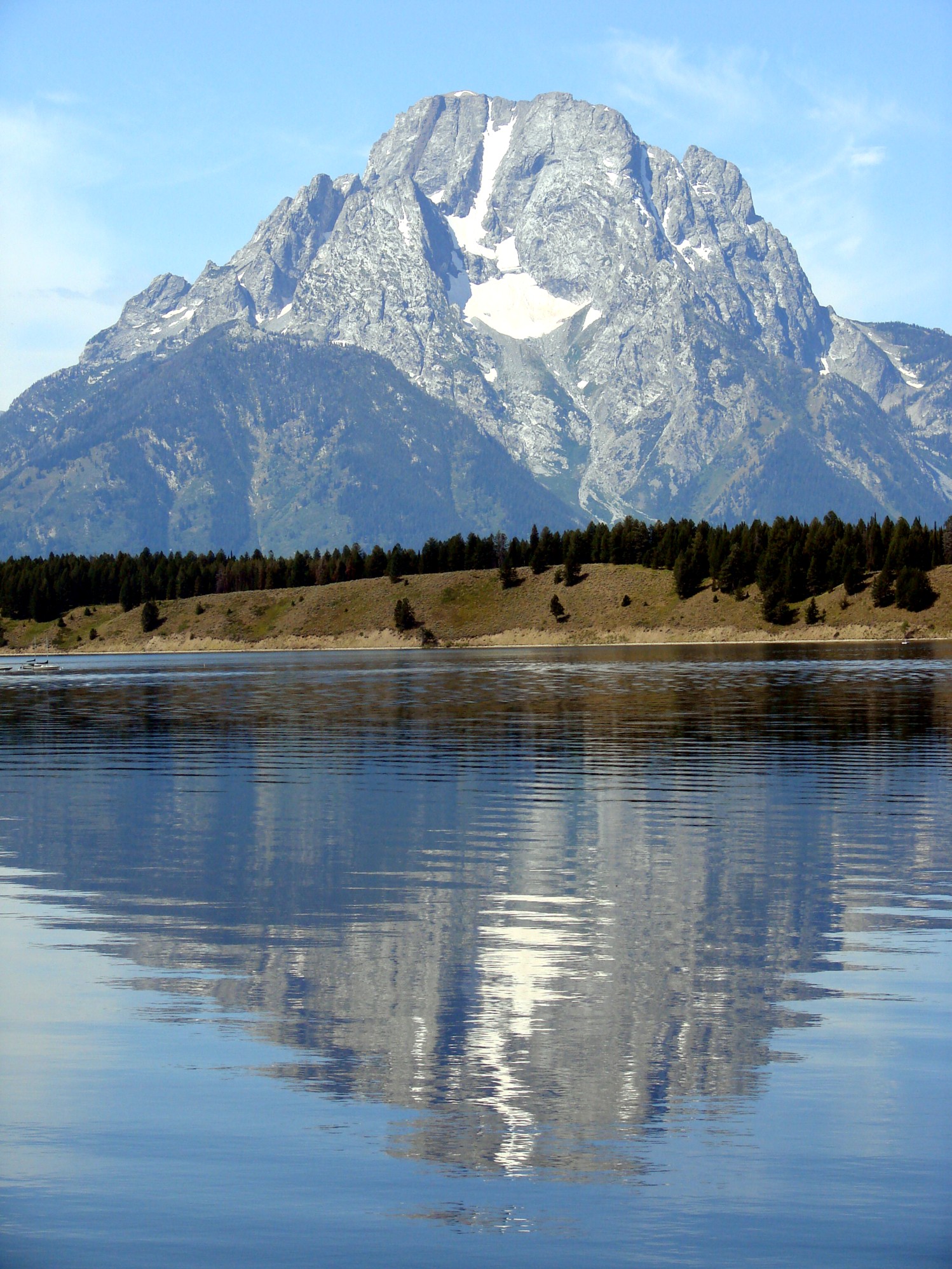 Jackson Lake and Mount Moran, Grand Teton, Wyoming