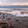 Lewis Lake in southern Yellowstone, Wyoming