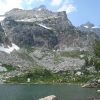 Amphitheater Lake, Grand Teton, Wyoming